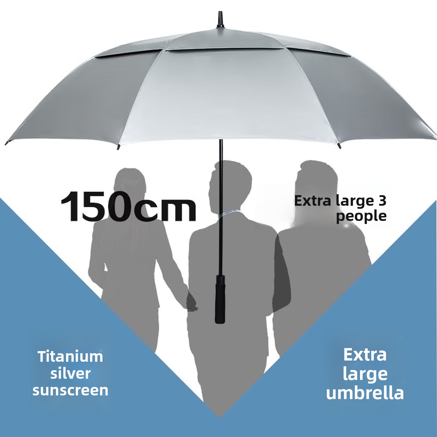 Übergroßer Golfschirm mit lang – Golf Umbrella Large Bewertung und Preis
