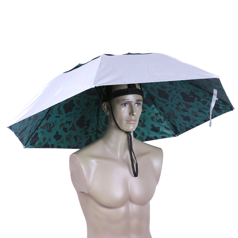 Faltbarer Kopf-Regenschirm-Hut – Golf Umbrella Bewertung und Preis