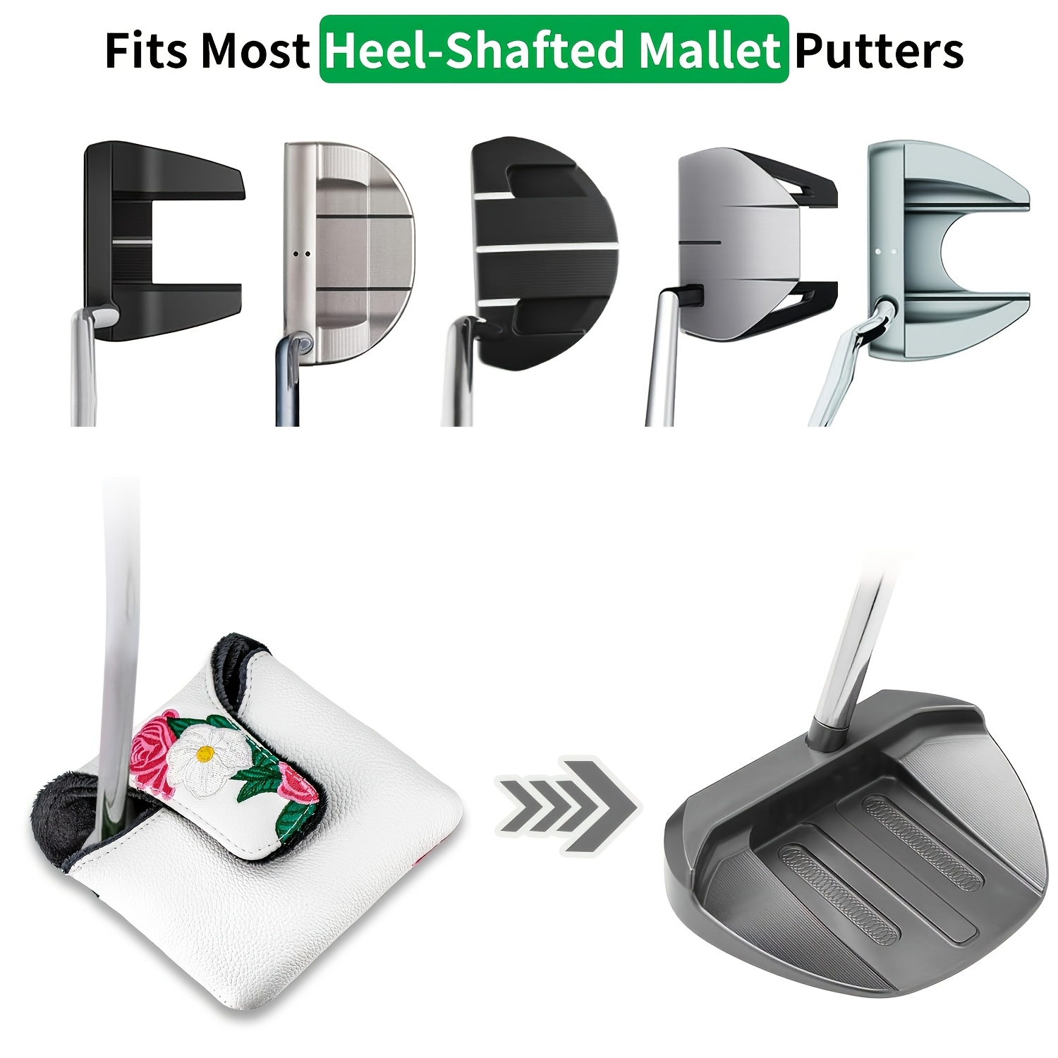 1 Stück magnetischer PU-Golf-P – Golf Clubs Bewertung und Preis